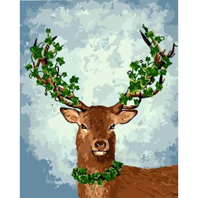 Картина на холсте Мир оленя 40 х50 см | Дом и сад