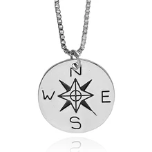 Box chain necklace not all who wander are lost Compass Star Traveler Necklace Find Your True North And South Direction Necklace bill george discover your true north isbn 9781119082972