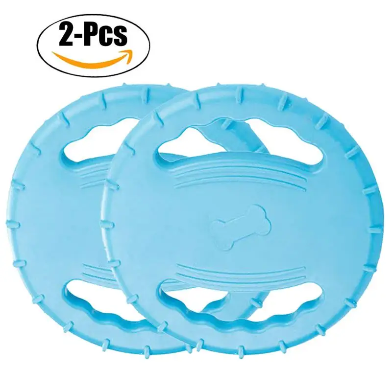 ل الكلب قطار الهواء الطلق صديقة للبيئة سيليكون المطاط الكلب Fris النحل الحيوانات الأليفة الأسنان مقاومة جلب تدريب تحلق القرص اللعب لعبة