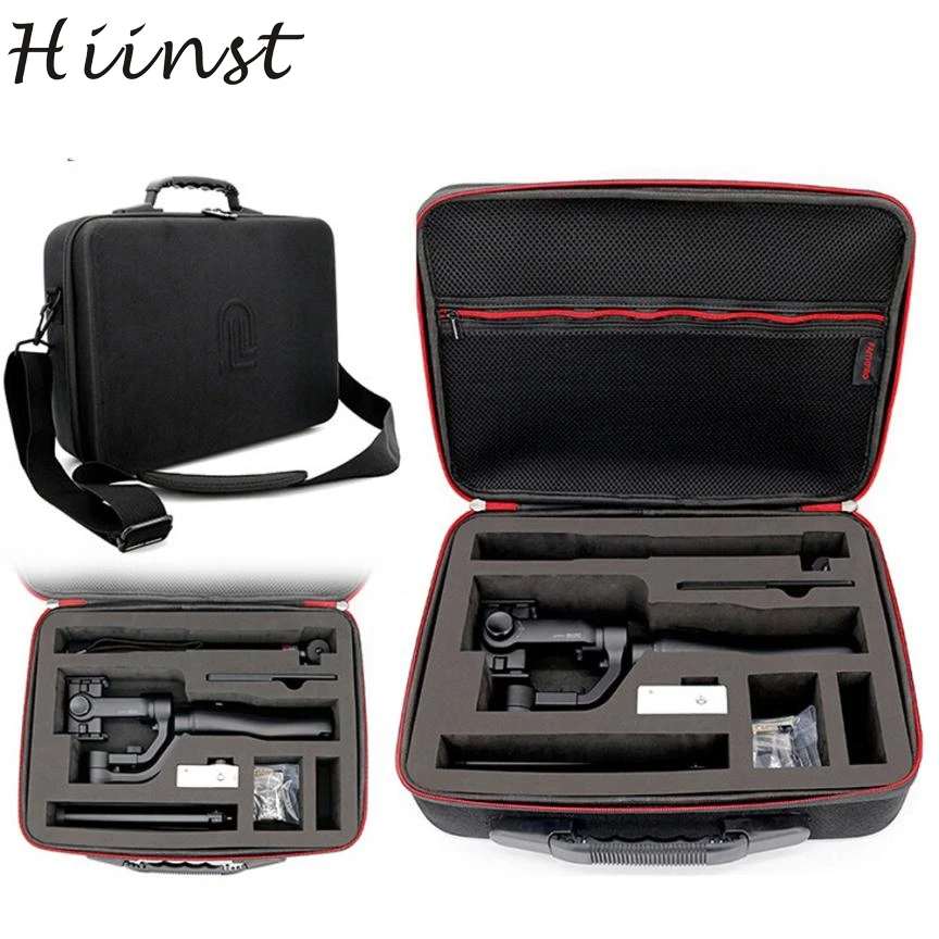

Hand b/l shoulder bag receiving box Shoulder Smartphone Gimbal Carrying Hard Bag Case Box For Gopro Zhiyun Smooth-Q gift ov21p30