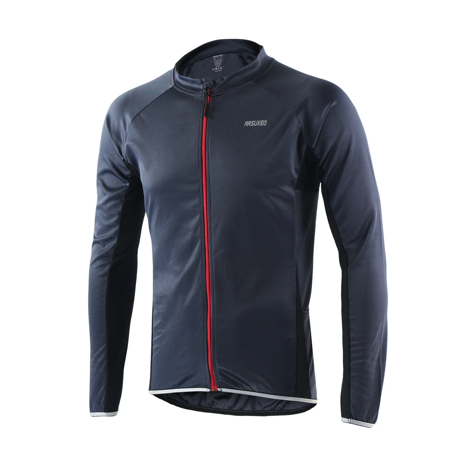 Pro de los hombres de manga larga Ciclismo Jersey transpirable MTB bicicleta, ropa de Jersey con reflectantes Maillot ropa de Ciclismo