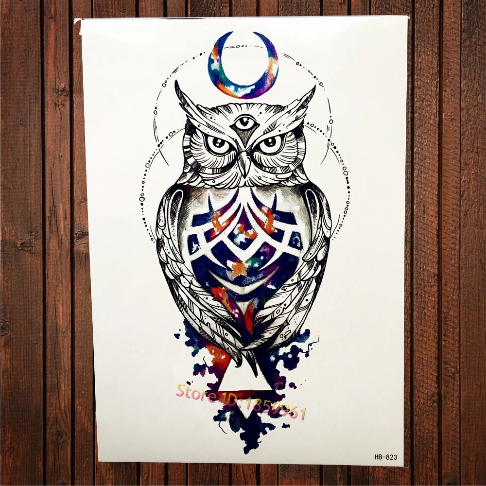 Eulen-Tattoo - wie geht's weiter? : r/TattooDesigns, image size:1000x1000