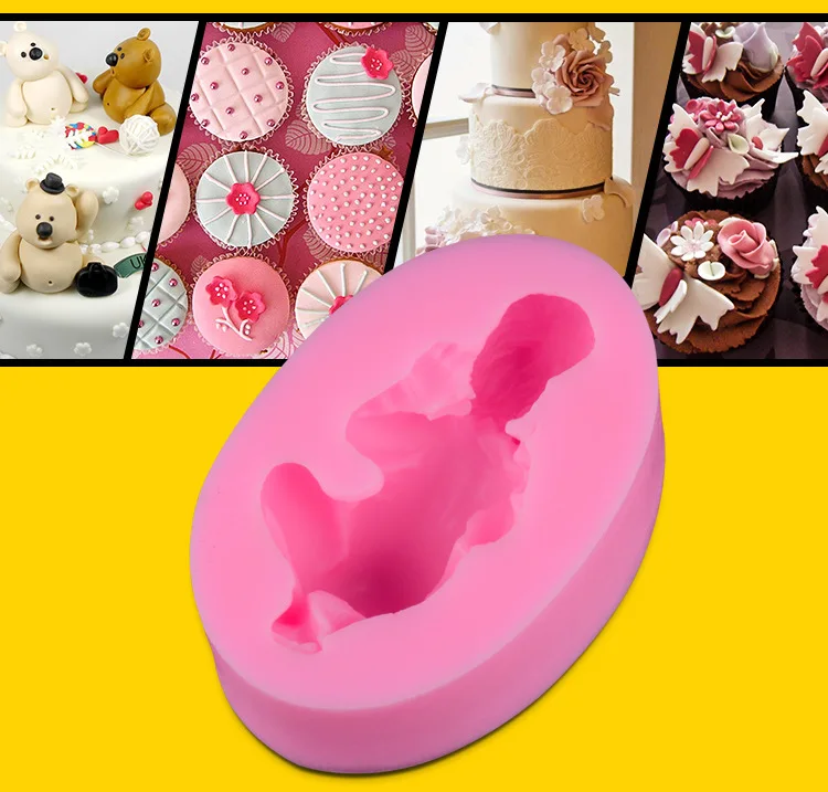 Sleeping Baby 3D Silicone Mold Cookware Cake Soap mold Fondant Decorating Tools |