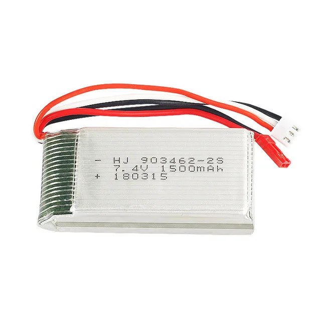 7,4 В 1500 мАч 1800 мАч Lipo батарея для WLtoys V913 L959 L969 L979 L202 L212 пульт дистанционного управления автомобилями HQ955 RC лодка 2S 7,4 В - Цвет: Белый