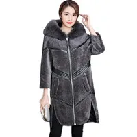 Winter-Women-Imitation-Fur-Coat-High-Quality-Fur-Splicing-Fashion-Women-Casual-Wear-Solid-Color-Hooded