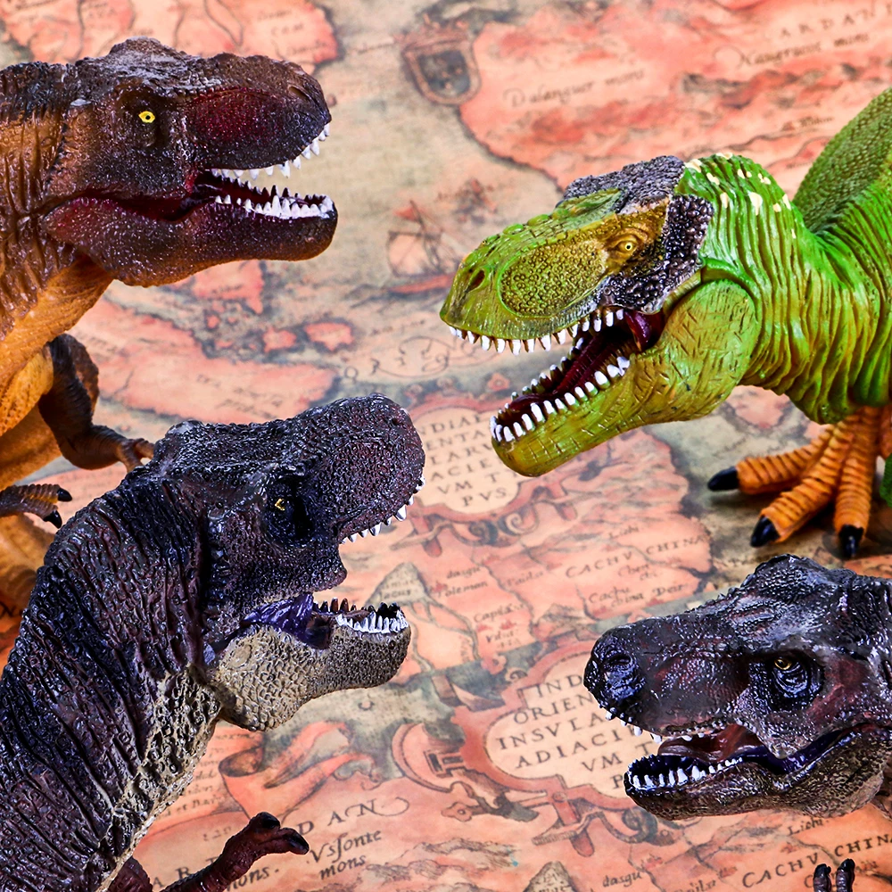 Enjoybay Plastic T-rex Dinosaur Model Toys Tyrannosaurus Dragon Raptor Toy Jurassic Dinosaur Animal Mould Kids Educational Toy