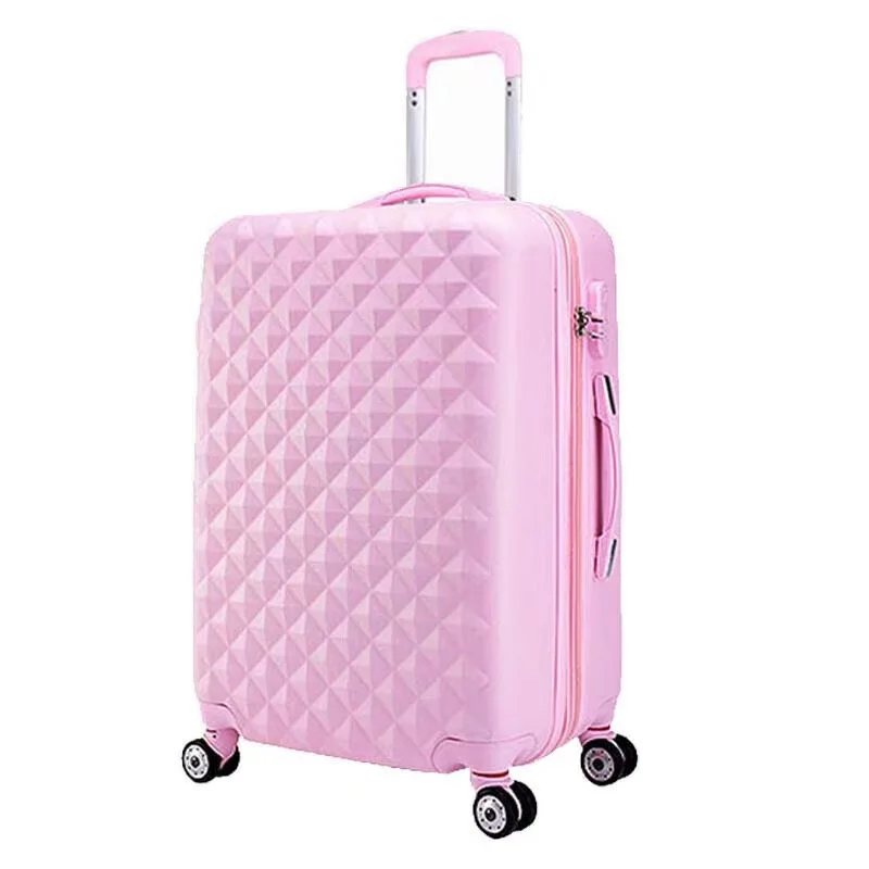 Carrylove для женщин spinner abs жесткий крепкий чемодан 2" 24" 2" Чехол На Колесиках чемодан набор для путешествий - Цвет: 1pcs luggage only