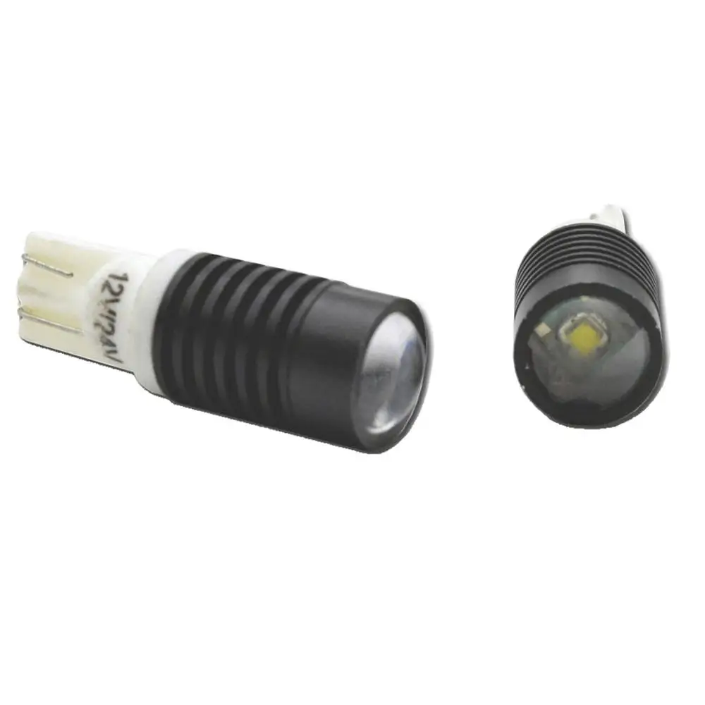 Автомобильная светодиодная лампа T10 LED W5W 2 шт. 10 Вт 12 24 В лампы с объективом