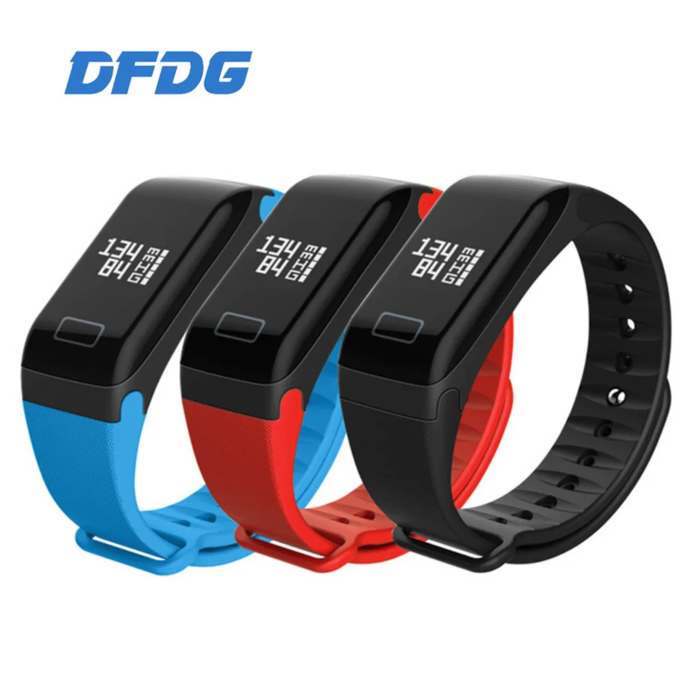 F1 умный Браслет SmartBand фитнес-трекер для сна пульсометр измерение кровяного