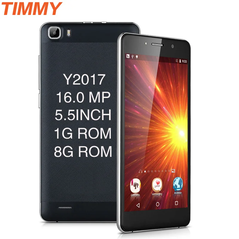 Y2017 Mobile Phone 16MP camera Telephone 5 5 inch screen MTK6580 Quad Core Android 5 1