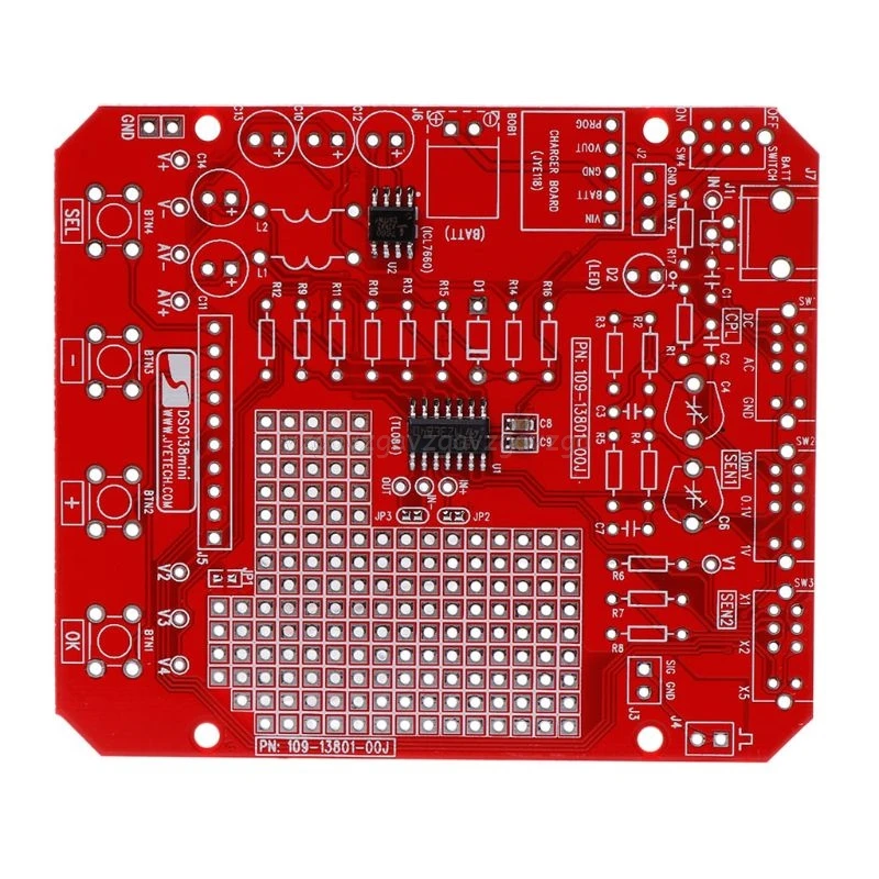 Dso138mini kit de osciloscópio digital, kit de