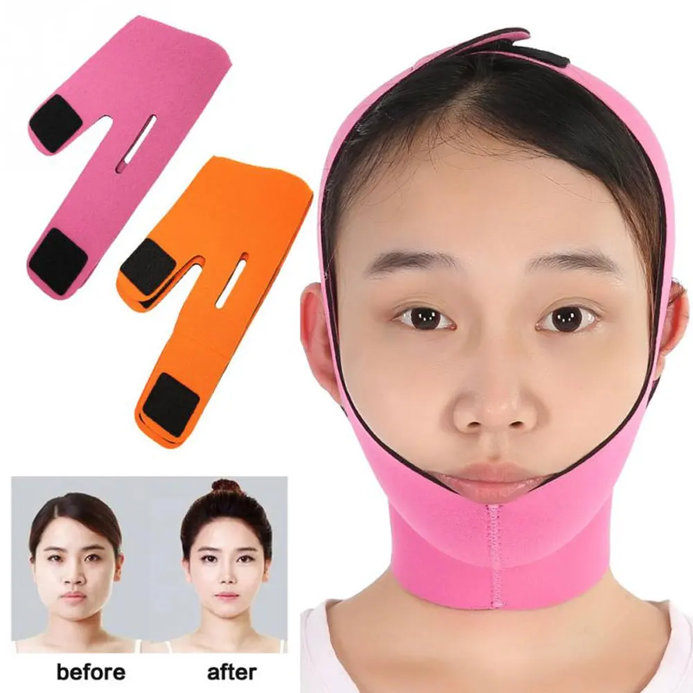 1 шт. V Line маска, подтягивающая повязка для лица, двойной ремень для похудения, пояс для похудения, пояс для похудения, уход за кожей, подтягивающая повязка для подбородка
