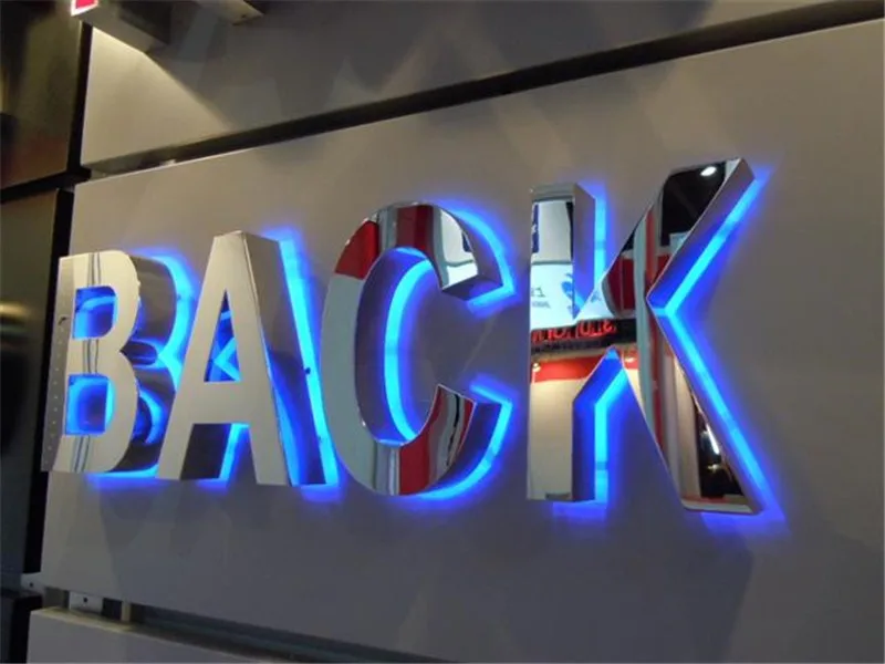 backlit stainless steel letters24