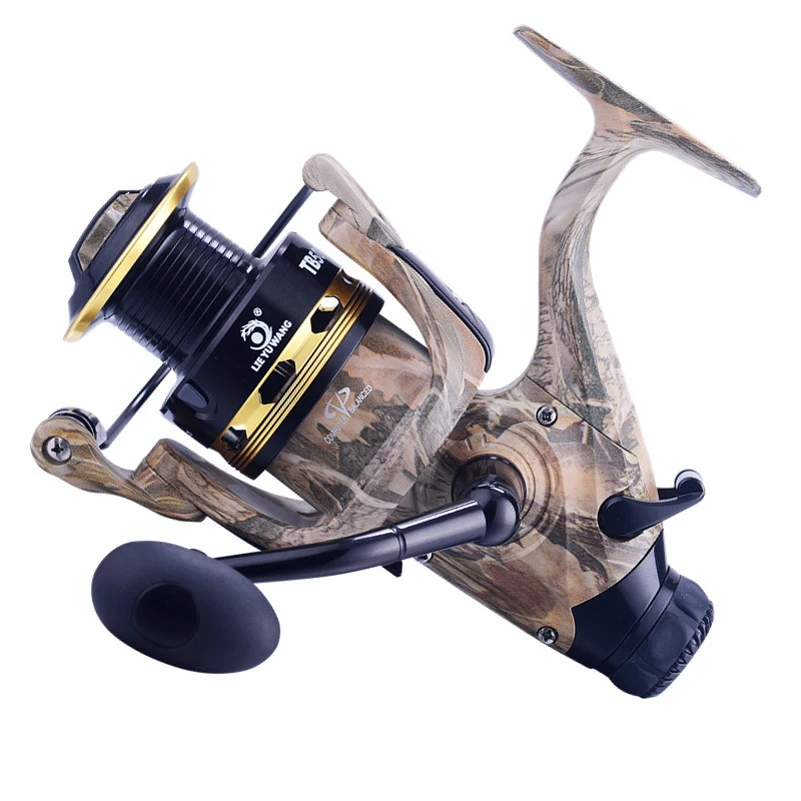 YUYU Fishing Reel camouflage Fishing Spinning Reel 13+1BB Double Drag