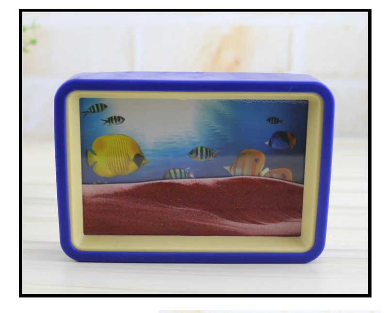 Стекло ремесла песок стекло 3D зыбучие пески картина с зеркалом орнамент час стекло счетчик времени искусство движущийся песок живопись подарки на день рождения
