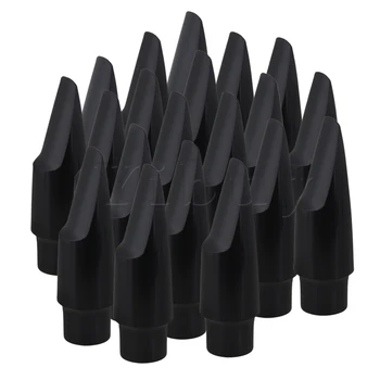 

Yibuy Black Plastic Eb Alto Saxophone Mouthpiece Woodwind Instruments Parts