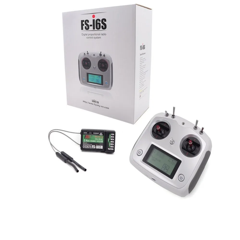 Transmissor de Tela Toque + Fs-ia6b Flysky Afhds 6ch Receptor Modo Acelerador Faça Você Mesmo rc Multicopter F17905 Fs-i6s 2.4g 10ch