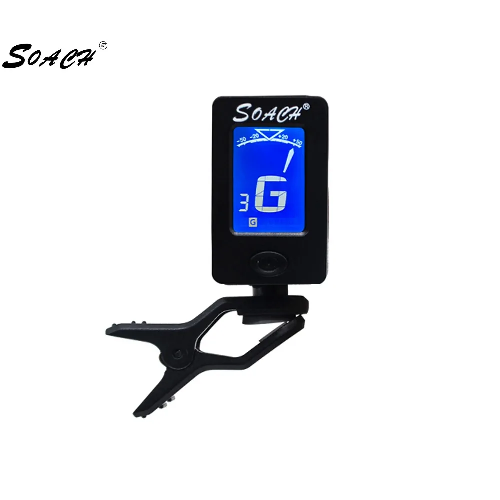 

SOACH high quality acoustic ukulele guitar tuner portable digital display guitar instrument accessories