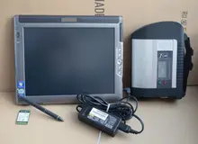 Latest OBD2 Scanner MB Star C4 + 12/2015 SSD software For Benz cars truck diagnostic + LE1700 Tablet PC Perfect work