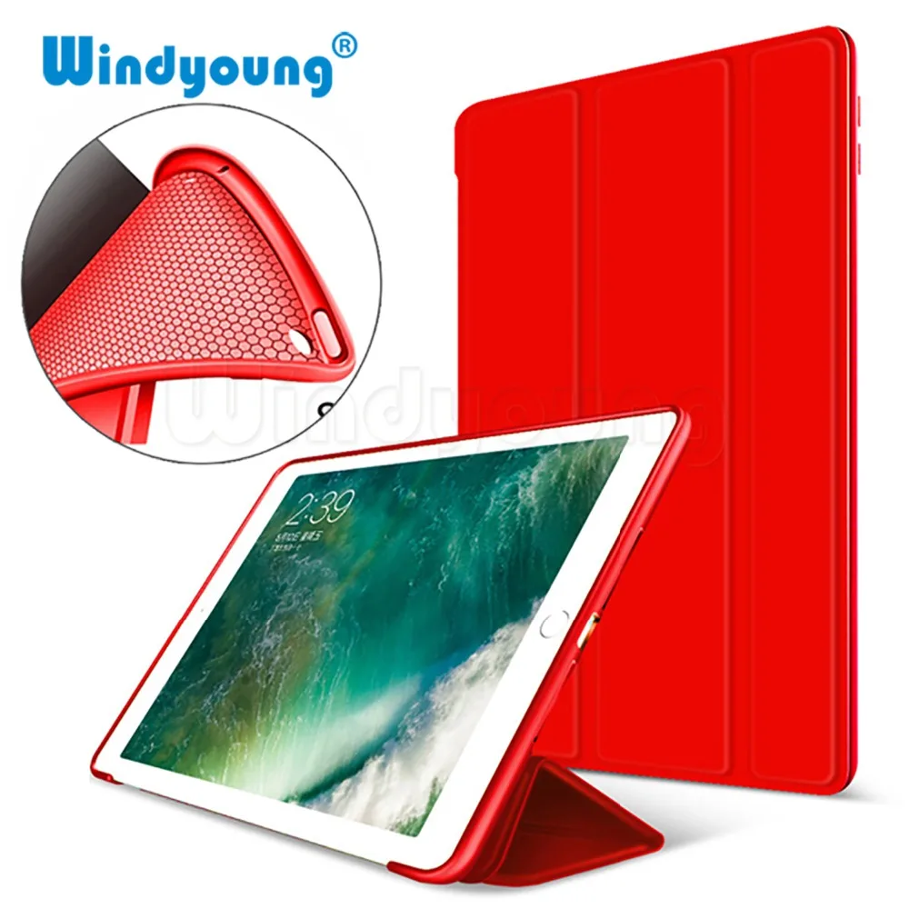 

For iPad Pro 10.5 Case PU Leather A1701 / A1709 with Silicone Soft Back Smart Cover for iPad Pro 10.5 2017 Case Auto Wake/Sleep