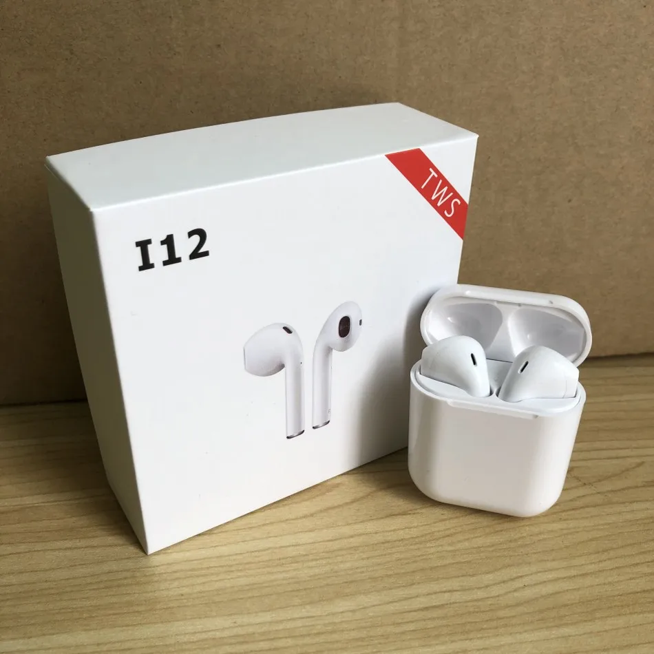 

i12 TWS Wireless Touch control Bluetooth Earbuds Headsets Headphones Earphone PK i9s i11 i13 i14 Tws For Apple Andorid iPhone
