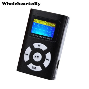 

Hot Sale USB Mini MP3 Player LCD Screen Support 32GB Micro SD TF Card Slot Digital mp3 music player Earphone&Mini USB