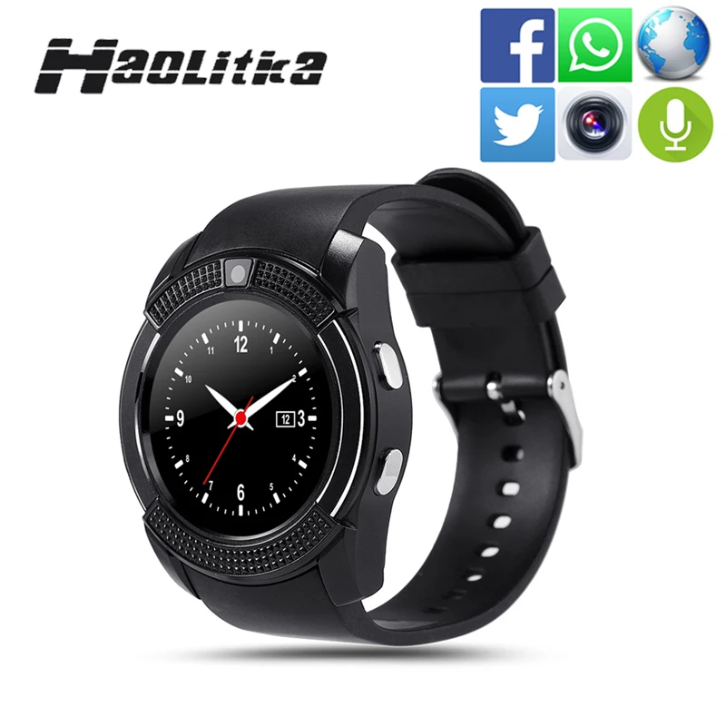 imágenes para Moda bluetooth smart watch sim/tarjeta tf para teléfonos android ios dispositivos portátiles smartwatch mujeres reloj deportivo pk kw18 v8 imágenes para Moda bluetooth smart watch sim/tarjeta tf para teléfonos android ios dispositivos portátiles smartwatch mujeres reloj deportivo pk kw18 v8