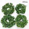 200cm Artificial plants Creeper green leaf Ivy vine For Home Wedding Decora wholesale diy Hanging Garland Artificial Flowers ► Photo 3/6