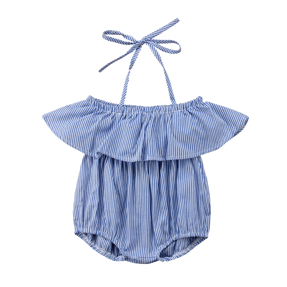

Kids Baby Girl Striped Straped Sleeveless Bodysuit Jumpsuit Sunsuit Playsuit Outfit Children Clothes Outfits