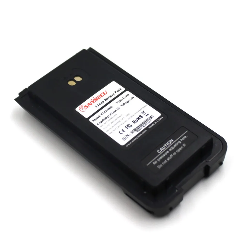 imágenes para Batería original bt-dm960 para anysecu dm960 dmr radio digital 7.4 v 3000 mah li-ion batería de alta capacidad de la batería de larga duración imágenes para Batería original bt-dm960 para anysecu dm960 dmr radio digital 7.4 v 3000 mah li-ion batería de alta capacidad de la batería de larga duración