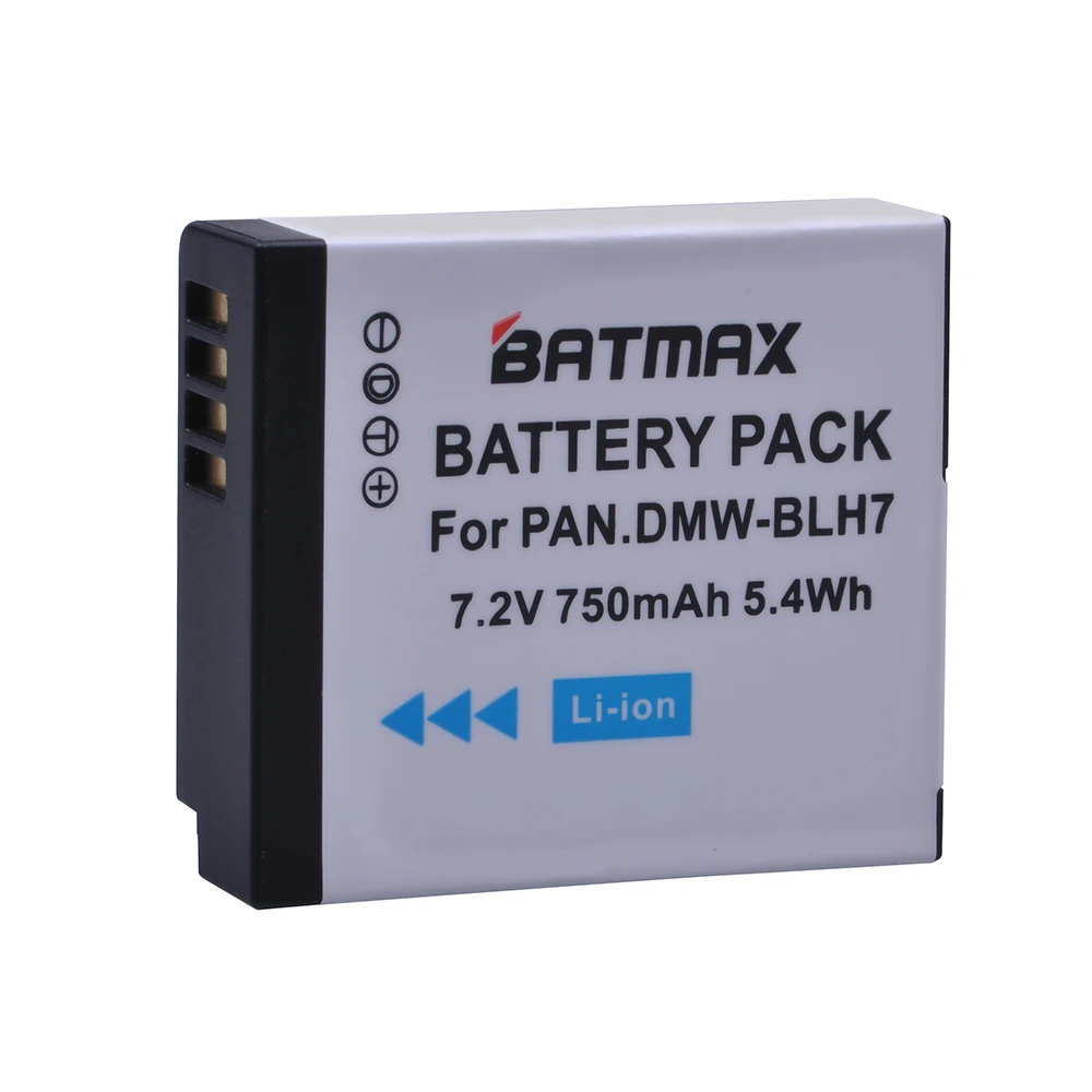 Batmax 1 шт. DMW-BLH7 DMW-BLH7PP DMW-BLH7E Батарея+ ЖК-дисплей USB Зарядное устройство для цифрового фотоаппарата Panasonic Lumix DMC-GM1 GM1 DMC-GM5 GM5 DMC-GF7 GF7 DMC-GF8