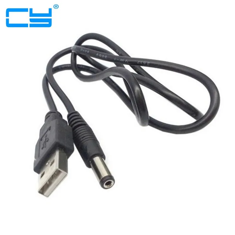 USB 2.0 A TYPE MALE TO 5.5mm DC power Jack Plug 5.5 mm Barrel Connector 5v cable 80cm | Компьютеры и офис