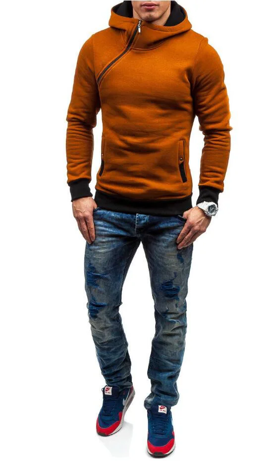 Oblique Zipper Solid Color Hoodie für Maenner-18.jpg