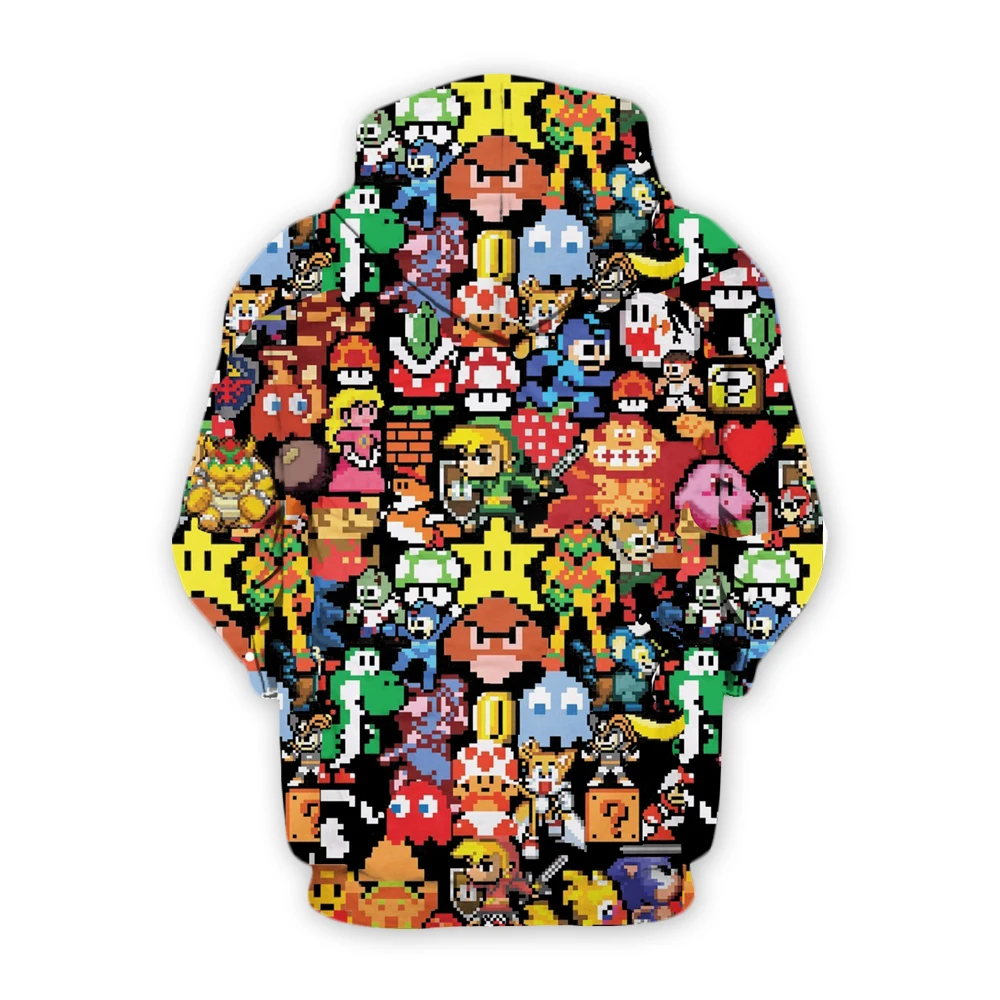 PLstar كوزموس 2019 أزياء الرجال هوديس بيكاتشو كيربي ماريو Chocobo الكرتون 3D طباعة للجنسين هوديي الشارع الشهير عارضة رياضية