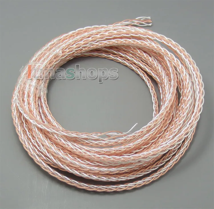 LN005030 FP-8301A+ C Acrolink PCOCC сигнала Tefl посеребренные 8 проводов смешанные кабель наушников