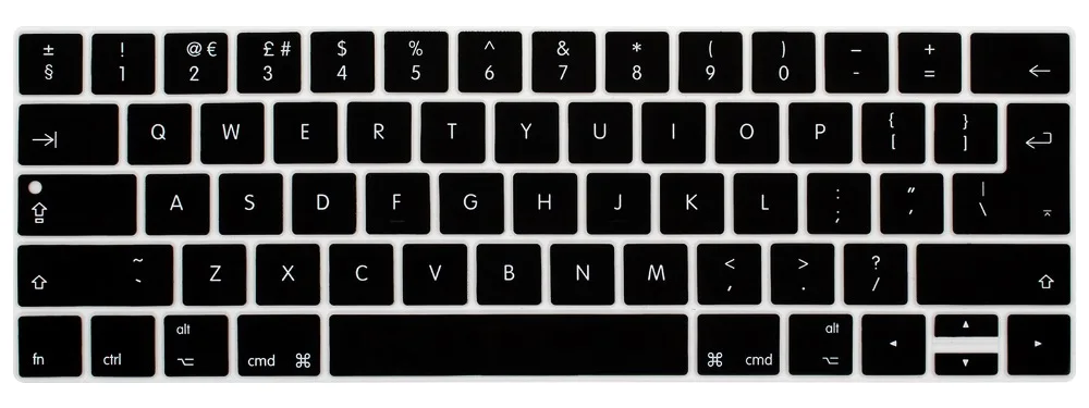 Универсальная Силиконовая накладка для клавиатуры для MacBook pro с сенсорной панелью 1" 15 дюймовая защитная пленка A1706 A1707 A2159 A1990