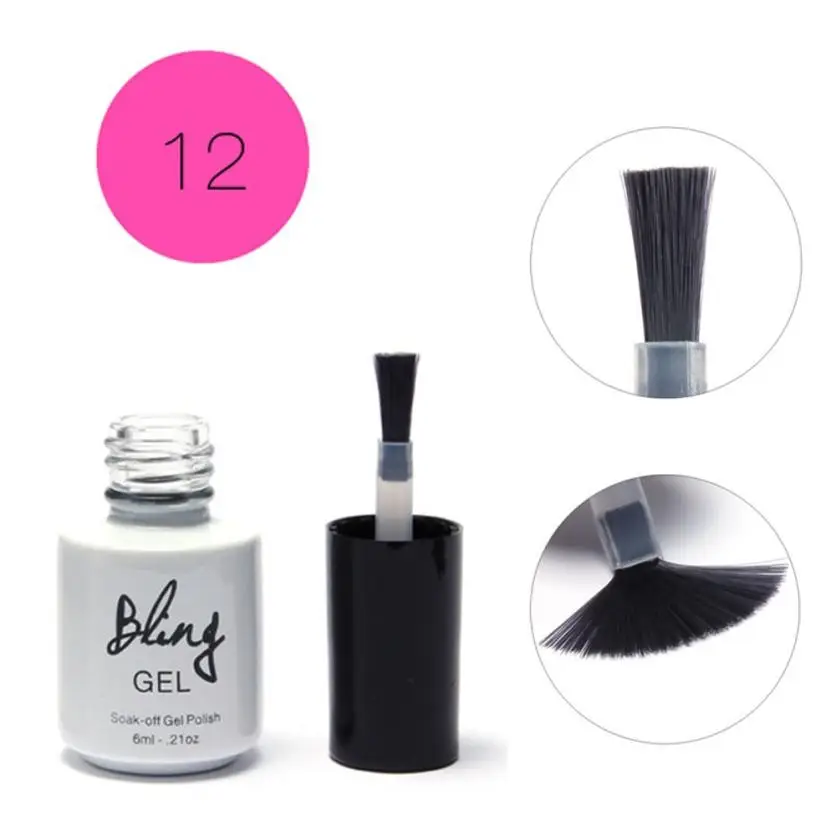HOT Красивый nagellak модный долговечный впитывающий УФ-гель для ногтей, разноцветный Серебряный лак для ногтей - Цвет: HOT