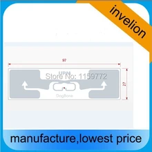 Марафона сроки тег стяжка, RFID Инкрустация диапазон UHF номер epc gen2 пассивный 902-928 МГц с impinj monza 4D чип
