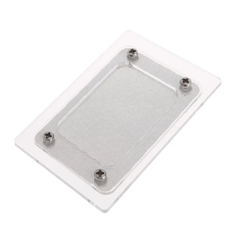 

Ant Farm Cover Acrylic Stainless Steel Square Breathable Cap Anti Escape Prevent Nest Home Caps Pet Habitat Supplies Accessories