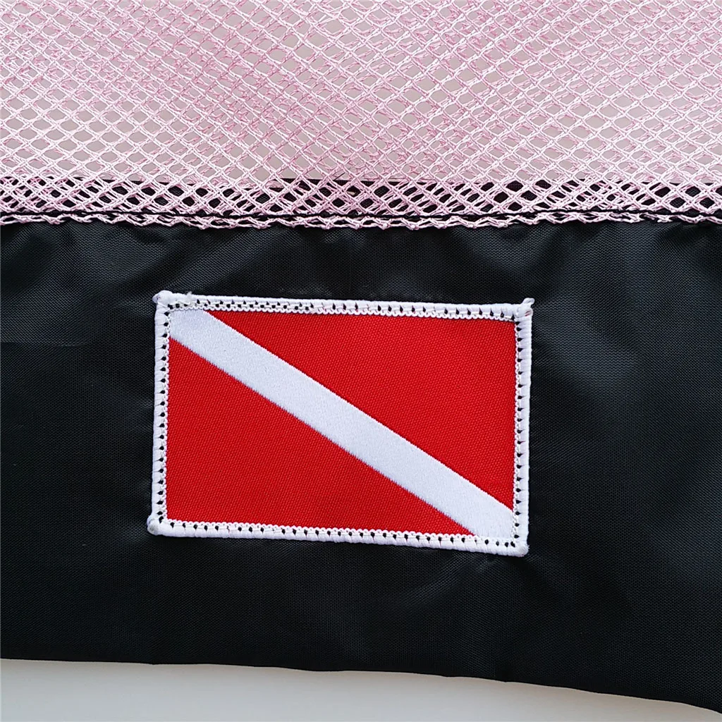 Drawstring Mesh Storage Gear Bag for Scuba Diving Snorkeling Swimming Water Sports Snorkeling Spearfishing Freediving