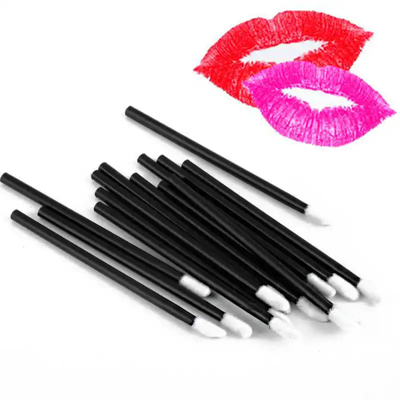 Pro Disposable Lip Lipstick Gloss Wands Brush Applicator Makeup Tool 20