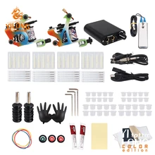 YILONG Полный комплект татуировки катушки татуировки машины катушки машина горячие продажи Электропитание набор