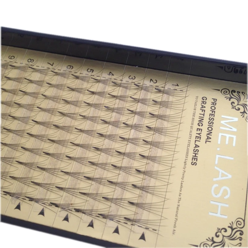 4 trayslot Russian Volume Premade Fans 5D Individual Clouds Eyelashe Extensions 0.07 C Curl False Mink Eye Lashes (24)