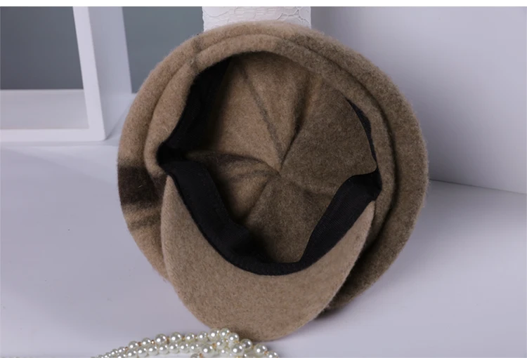 FS винтажные зимние газетные шапки для женщин, береты, осенне-зимние шерстяные твидовые колпачки Gorra Gatsby, женская теплая шапка, восьмиугольная шапка