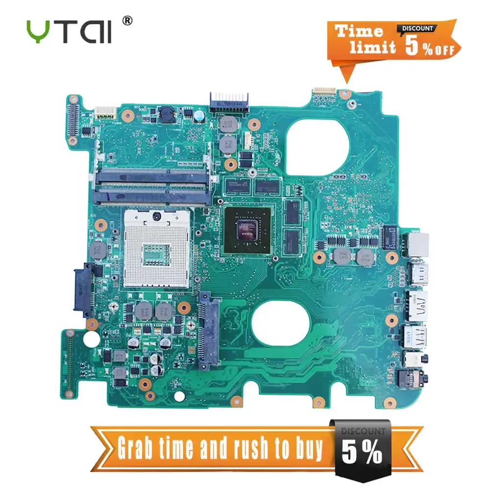 

N43JQ motherboard REV 2.0 HM55 DDR3 for ASUS N43J N43JF N43JM N43JQ laptop motherboard REV 2.0 HM55 DDR3 mainboard fully tested