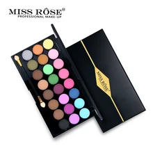 Miss Rose Shimmer Тени для век с блестками Макияж Водонепроницаемая палитра теней для век стойкий натуральный