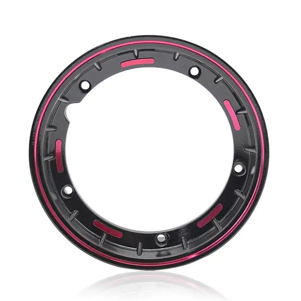 Alconstar-10 дюймов мотоцикл Скутер обод колеса для piaggio Vespa PX LML T5 PX125 150 200 T5 ET3 с гайкой, уплотнительное кольцо, шток клапана - Цвет: Красный