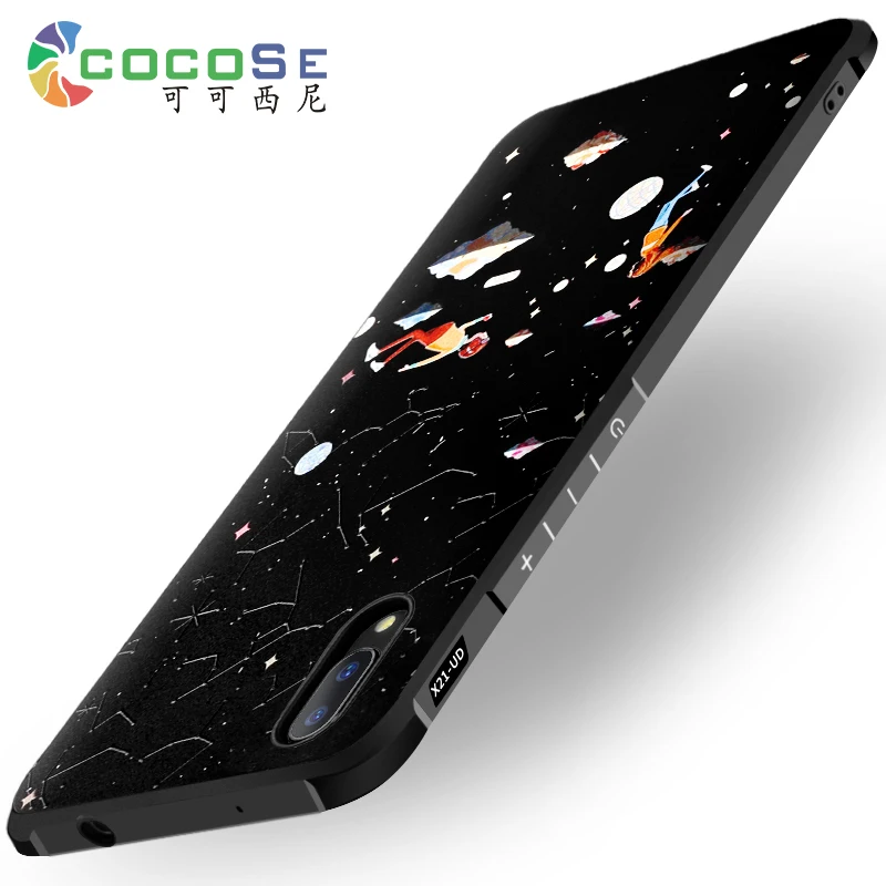 COCOSE ТПУ + силиконовый чехол для vivo x21 модных тенденций и мультфильм мягкий x21UD