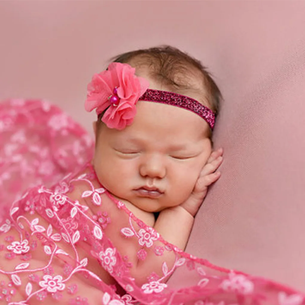 Baby Newborn Stretchy Backdrop Wrap Cloth Costume Photography Photo Prop Outfits Stretch Lace Wrap Newborn Photography Props