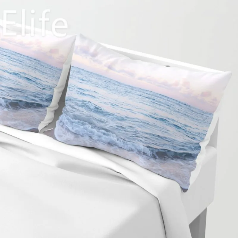 Elife Nordic океанический пляж полиэстер хлопок белье Декоративные подушки ШАМС в Подушка Чехол для подушки для дивана автомобиля 30x50 см - Цвет: 1